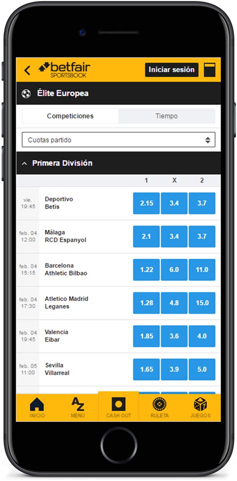 betfair aplicacion